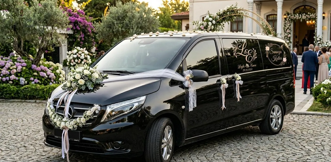 Gelin arabası VIP transfer Bodrum düğün